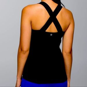 Squarenexk thick strap Lulu tank